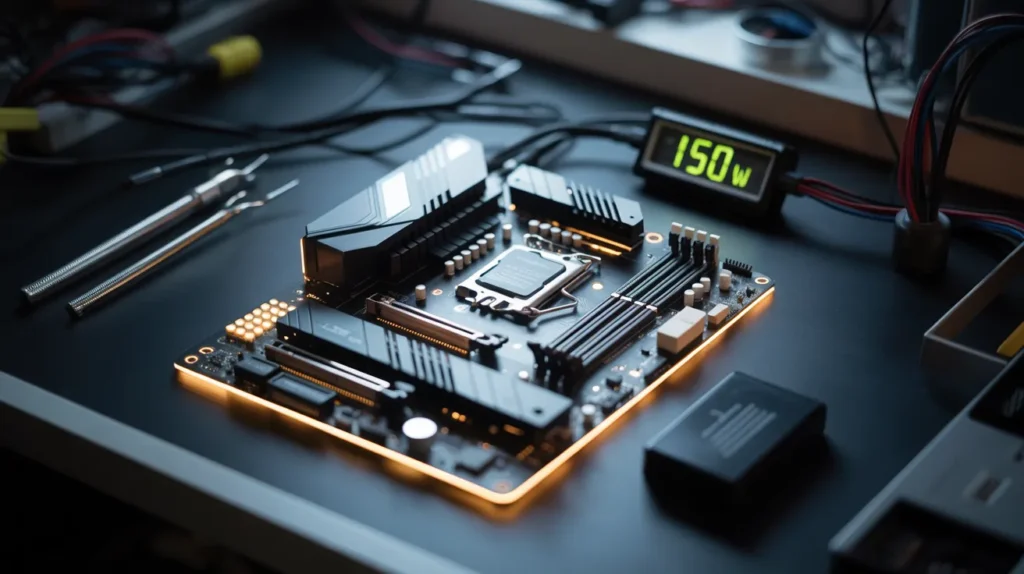 how much power is drawn by the motherboard