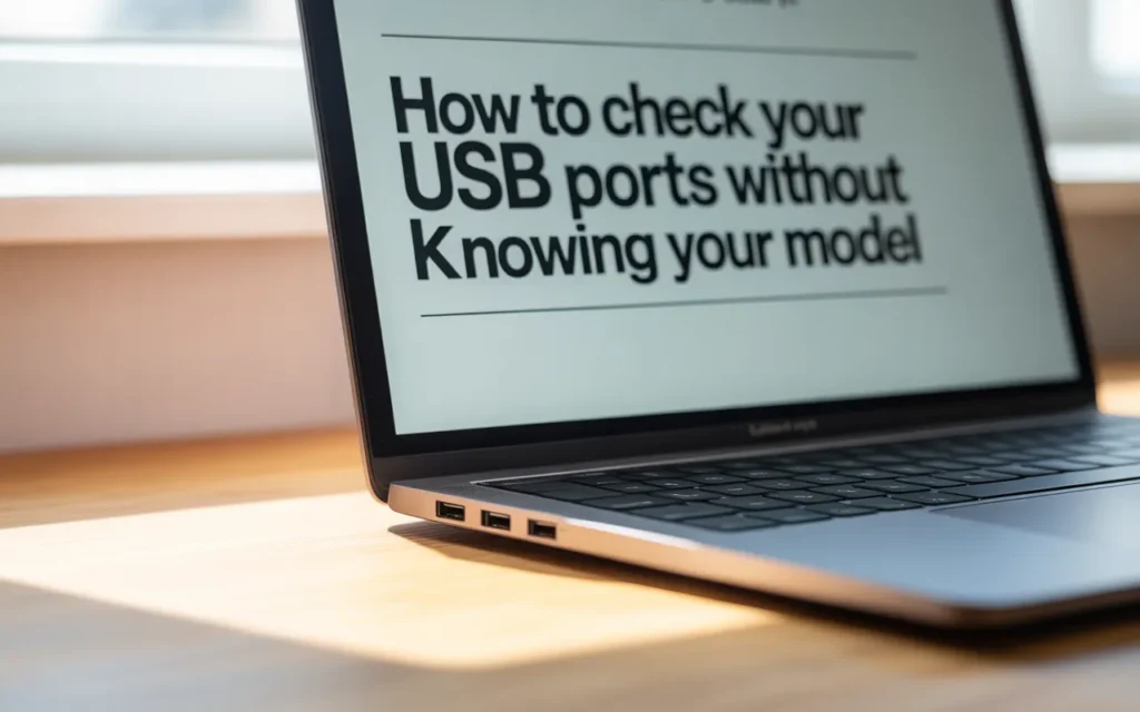 How to Check Your USB Ports Without Knowing Your Model