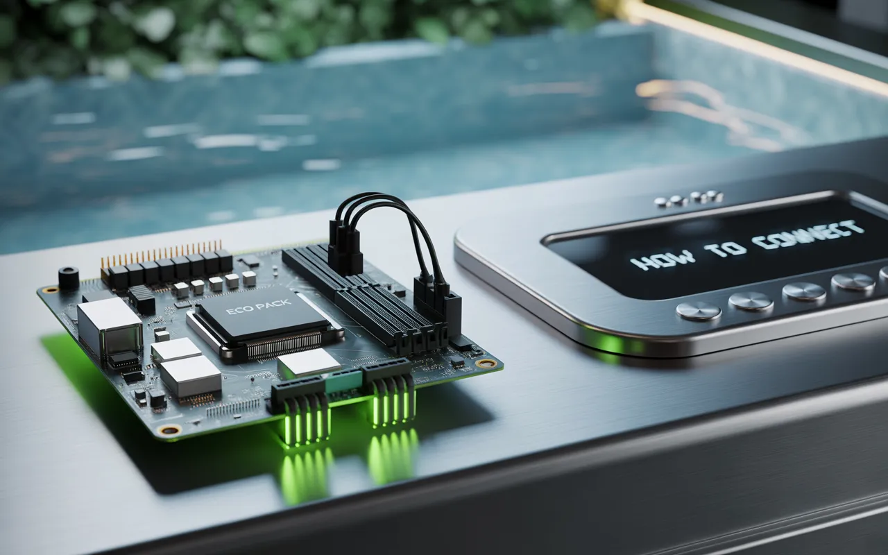 How to Connect an Eco Pack Motherboard to a Spa