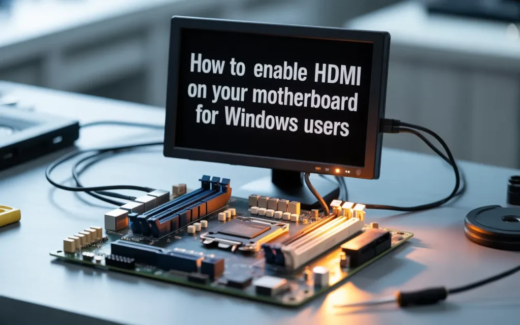 How to Enable HDMI on Your Motherboard for Windows Users