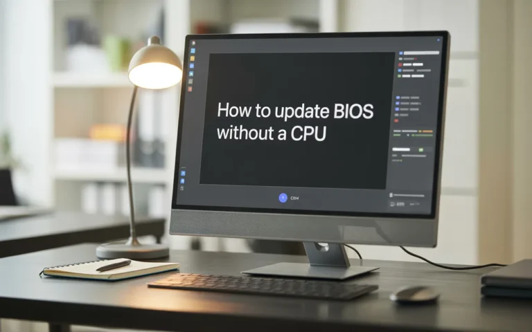 How to Update BIOS Without a CPU