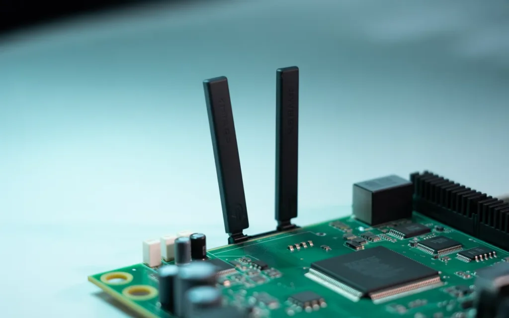 Internal antennas are small, built directly into the WiFi motherboard. They are convenient, compact, and do not require any extra space